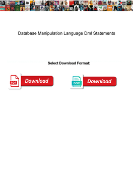 Database Manipulation Language Dml Statements