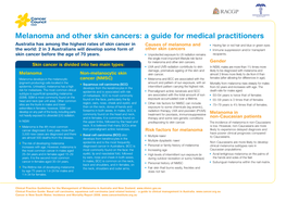 Melanoma and Other Skin Cancers: a Guide for Medical Practitioners