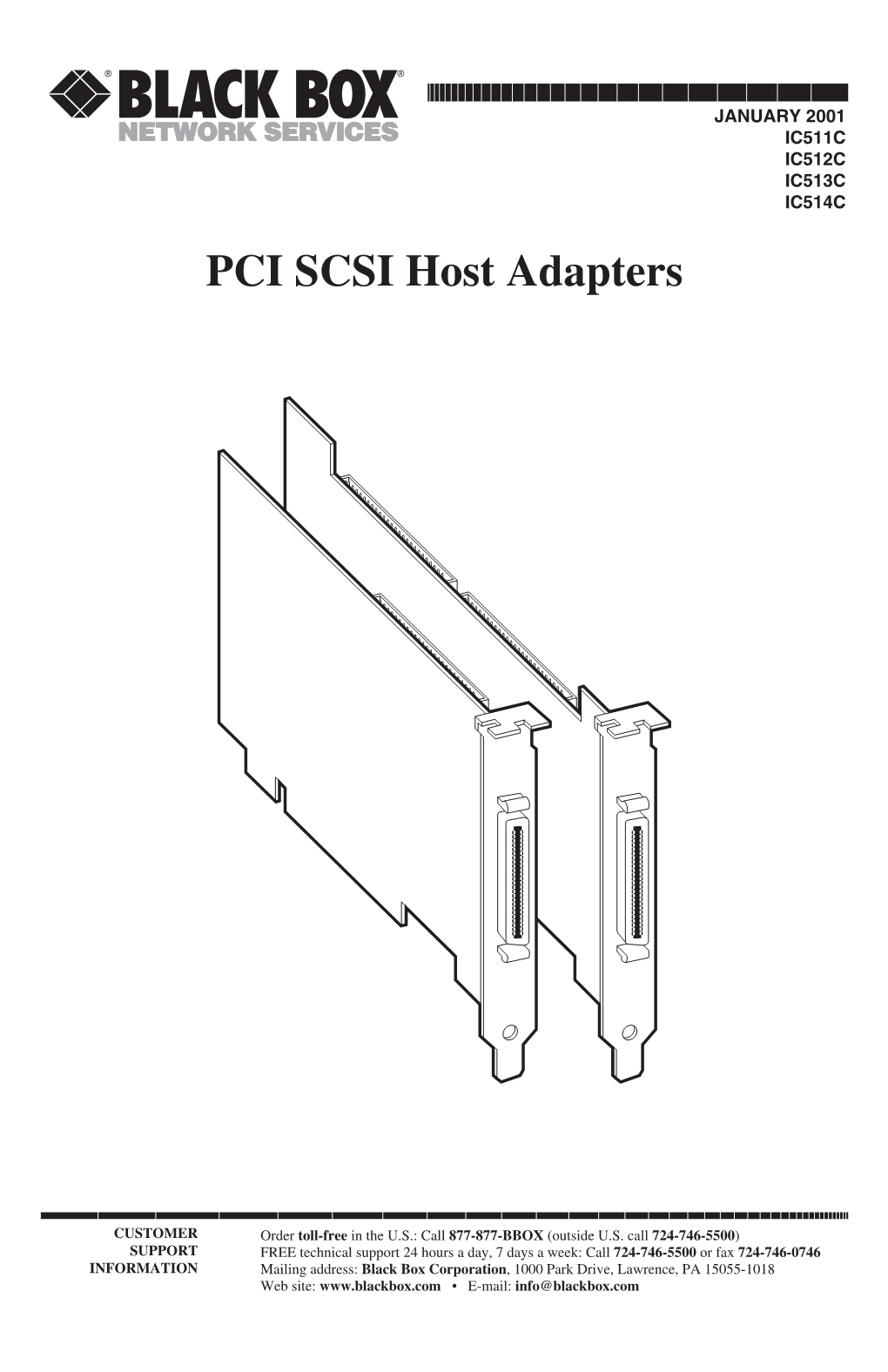 PCI SCSI Host Adapters