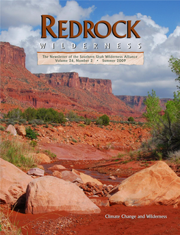 Page 1 Climate Change and Wilderness Page 2 Page 2 Redrock