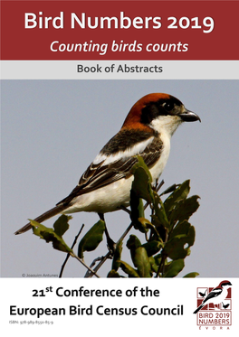 Book of Abstracts Bird Numbers 2019 Counting Birds Counts