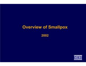 Overview of Smallpox