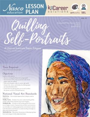 Quilling Self-Portraits