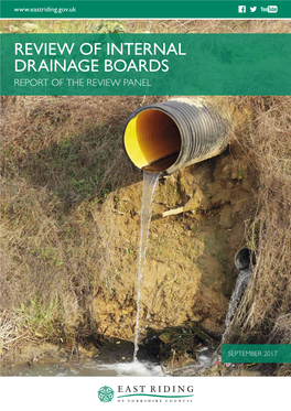 Review of Internal Drainage Boards Report of the Review Panel