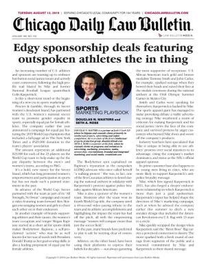 Edgy Sponsorship Deals Featuring Outspoken Athletes the in Thing