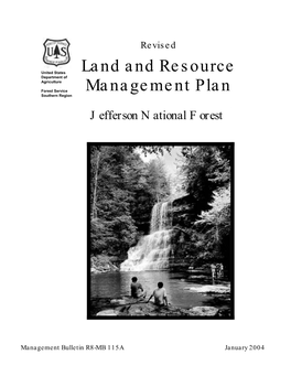 Land and Resource Management Plan Jefferson National Forest