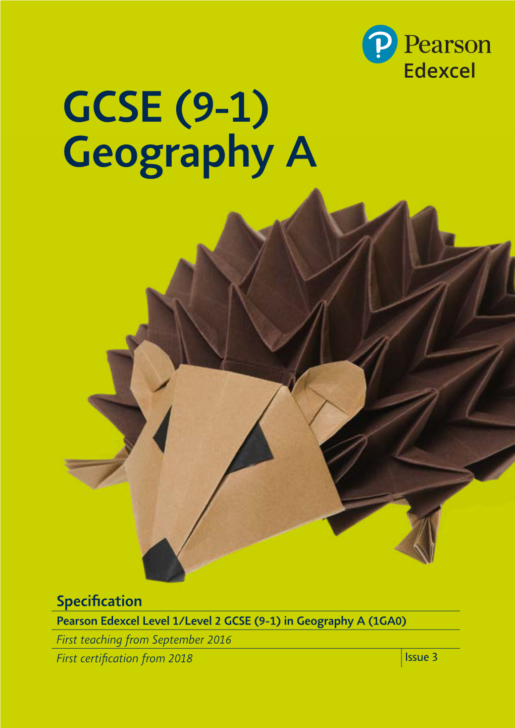 Edexcel GCSE Geography A