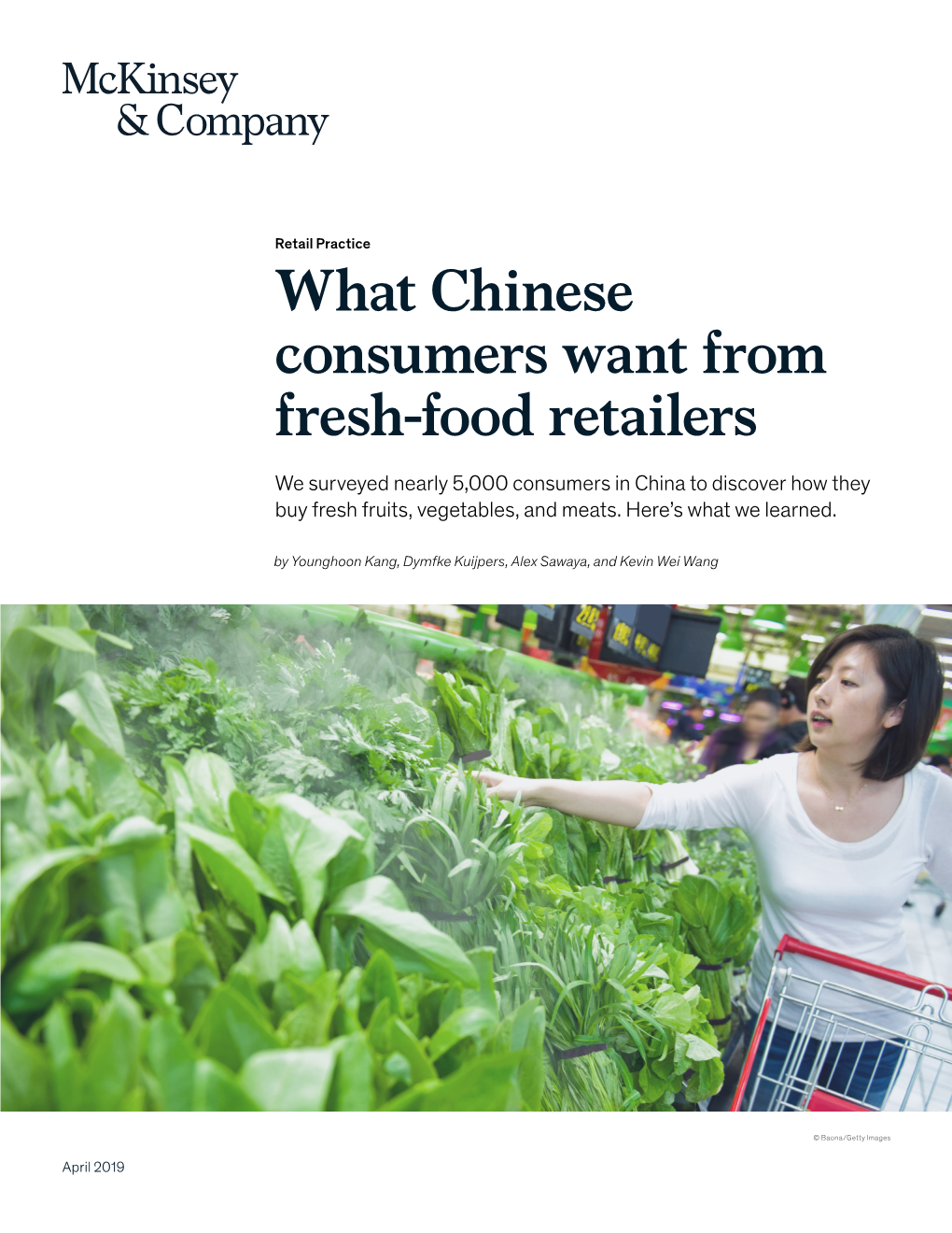 What Chinese Consumers Want from Fresh-Food Retailers