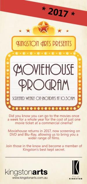 Moviehouse 2015 Program Moviehouse