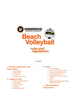 USL Beach Volleyball Rules.Pdf