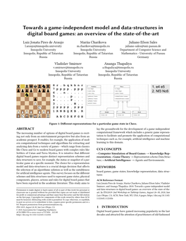 Towards a Game-Independent Model and Data-Structures in Digital Board Games: an Overview of the State-Of-The-Art