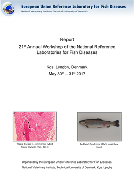 Report 21St Annual Workshop of the National Reference Laboratories for Fish Diseases