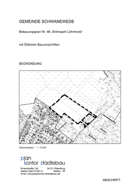 Bebauungsplan Nr. 86 „Wohnpark Löhnhorst“