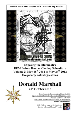 Donald Marshall: “Sepheroth 75”: “See My Wrath”