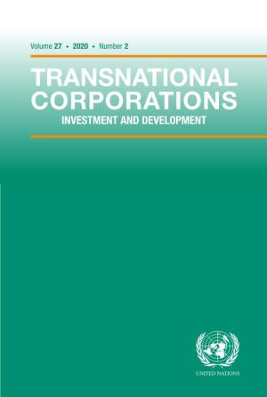Transnational Corporations Investment and Development