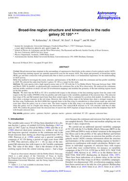 Broad-Line Region Structure and Kinematics in the Radio Galaxy 3C 120�,