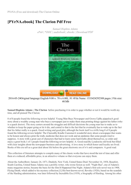 The Clarion Online