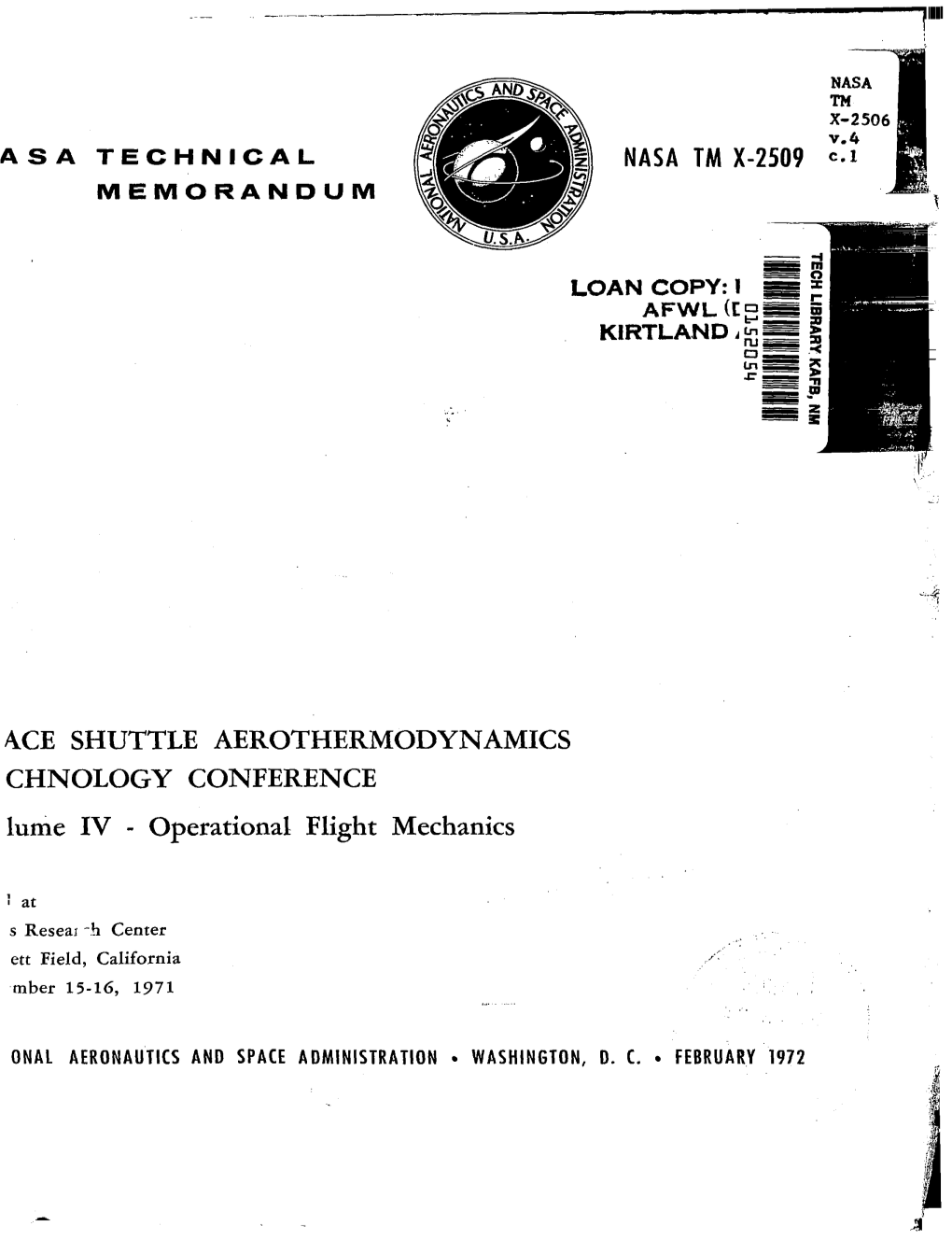 Lume IV - Operational: Flight Mechanics I