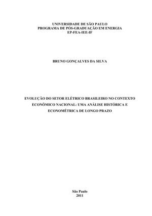 2 Evolução Histórica Do Setor Elétrico Brasileiro No Contexto Econômico Nacional (1879-1985)