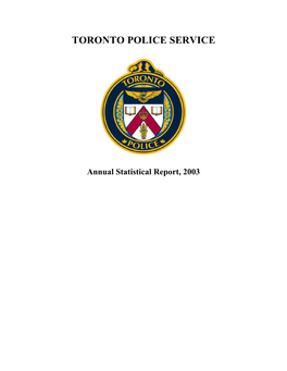 2003 TPS 2003 Statistical Report