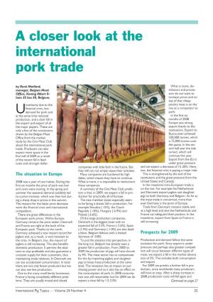 A Closer Look at the International Pork Trade Rene Mailard