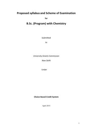 B.Sc. (Program) with Chemistry