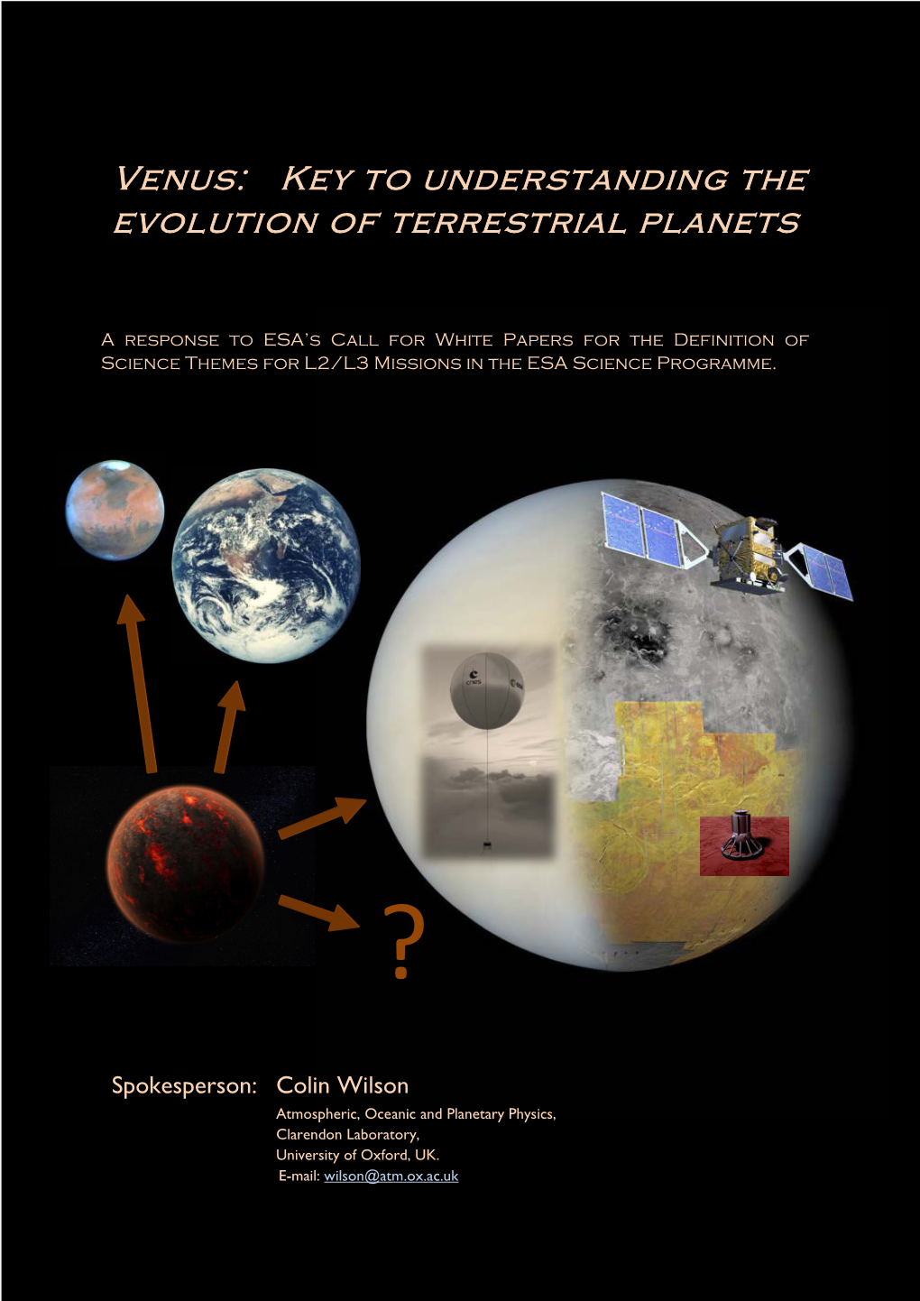 Venus L2/L3 White Paper Colin Wilson 23 May 2013