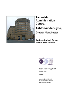 Tameside Administration Centre, Ashton-Under-Lyne, Greater Manchester