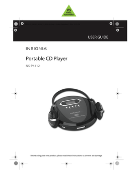 Portable CD Player NS-P4112