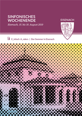 SINFONISCHES WOCHENENDE Eisenach, 15
