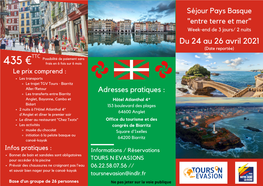 Tours N Evasions Pays Basque