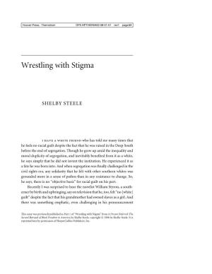 Wrestling with Stigma