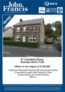 41 Llandeilo Road, Gorslas SA14