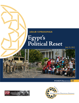 Egypt's Political Reset