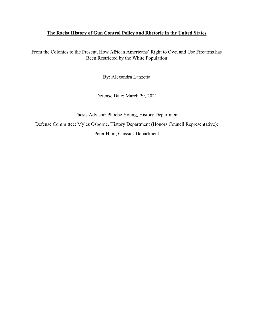 The Racist History of Gun Control Policy and Rhetoric in the United States