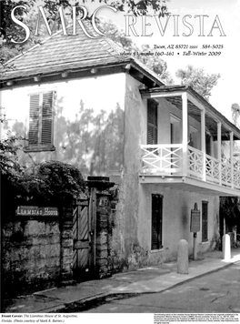 Front Cover: the Llambias House of St Augustine, Florida