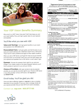 Your VSP Vision Benefits Summary