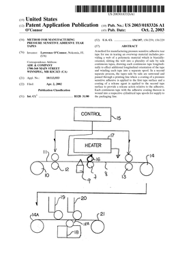 United States (12) Patent Application Publication (10) Pub