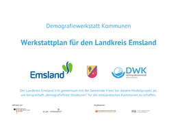 Werkstattplan Für Den Landkreis Emsland