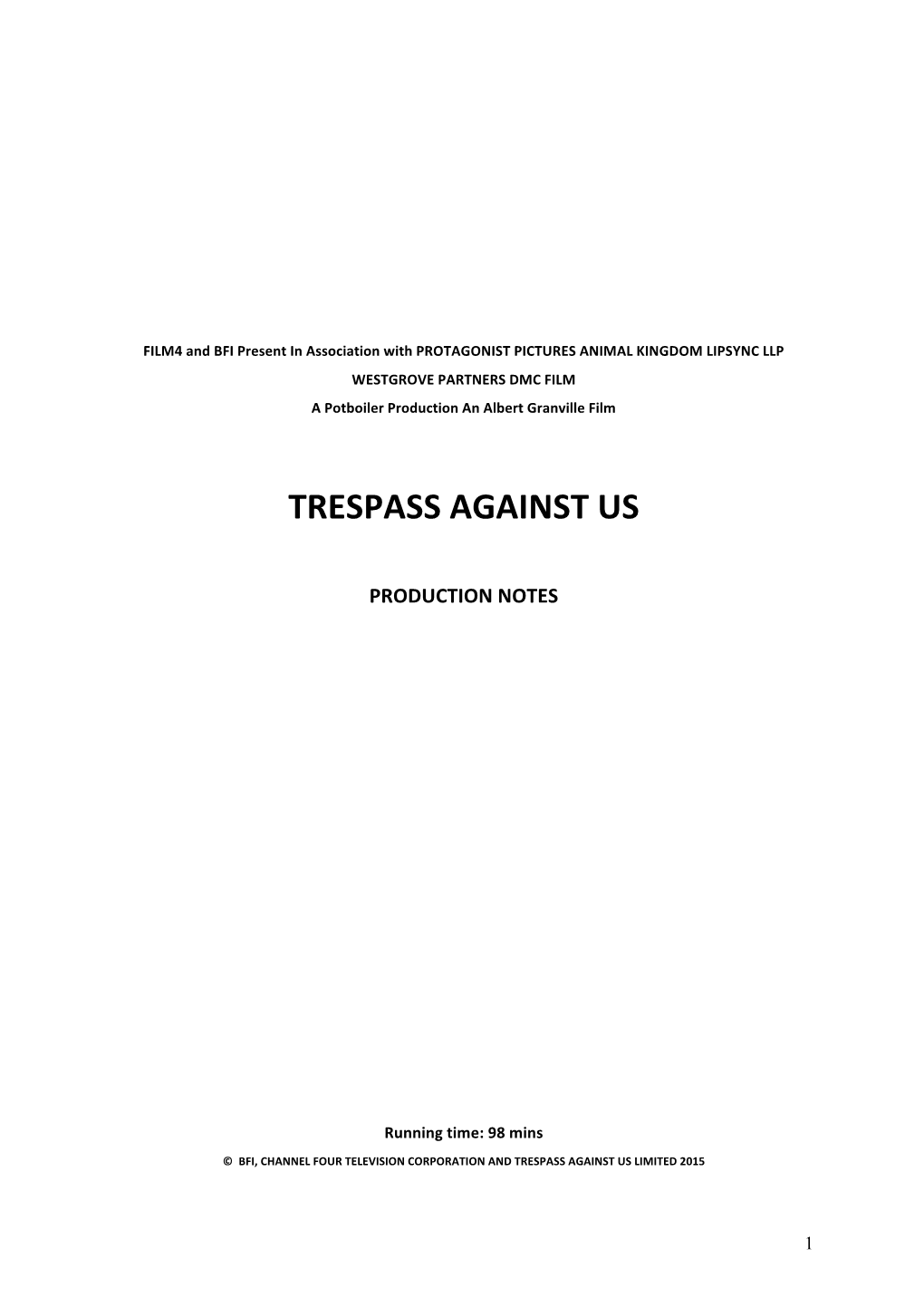 Trespass Against Us