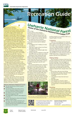 Uwharrie National Forest Recreation Guide