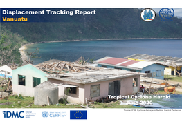 Displacement Tracking Report Vanuatu