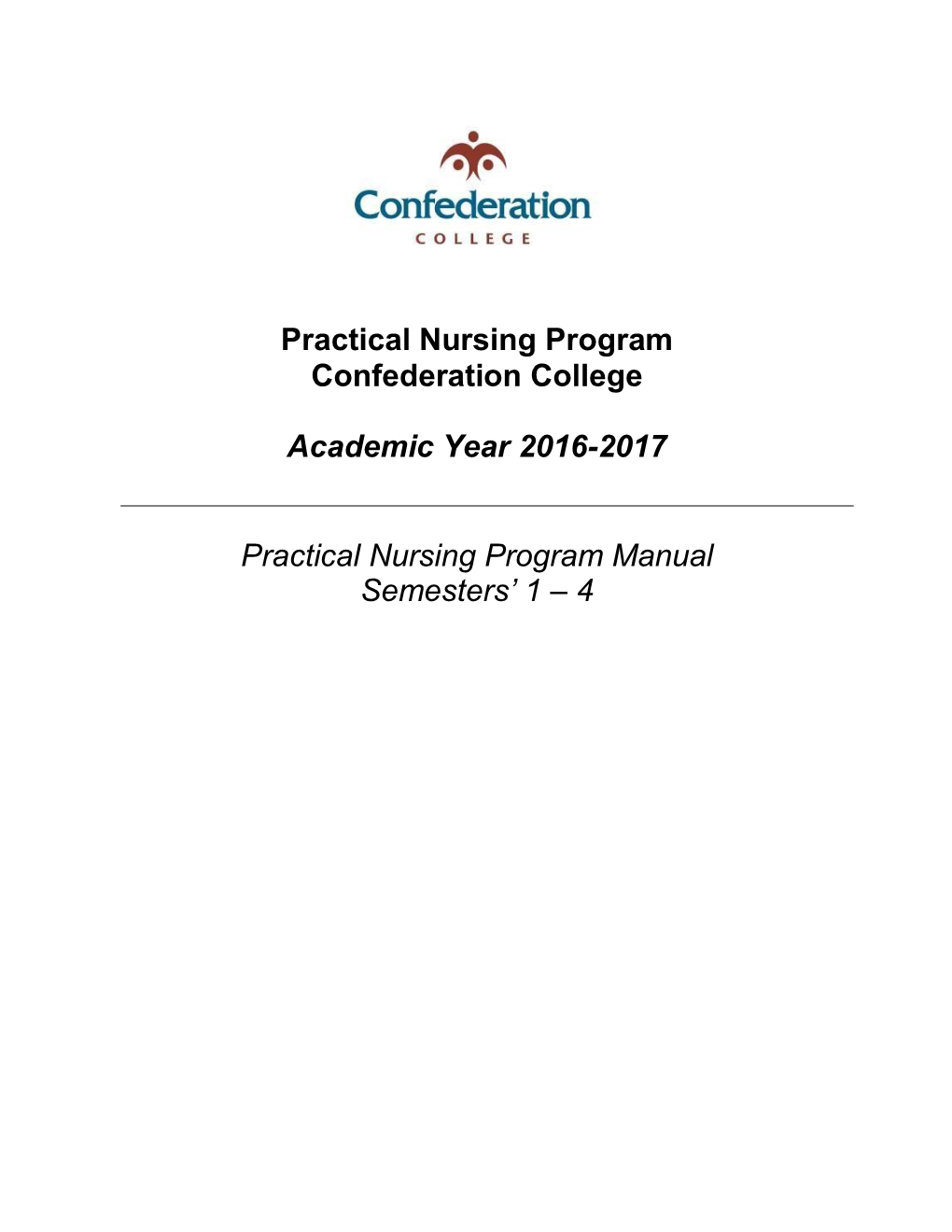 Practical Nursing Program Confederation College Academic