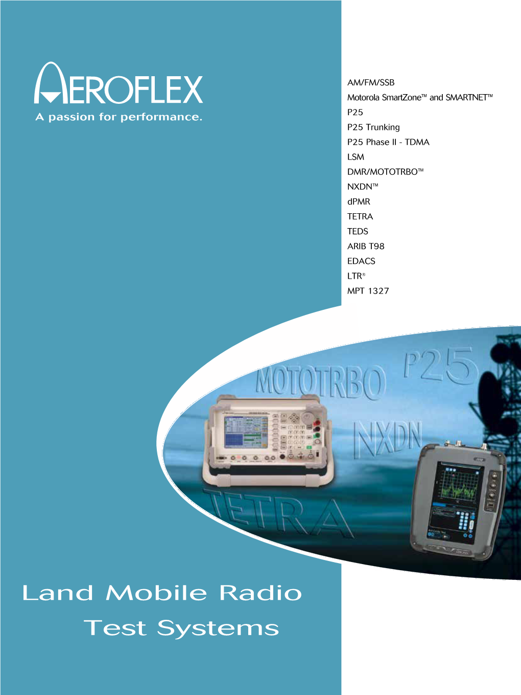 Land Mobile Radio Test Systems Aeroflex Radio Test Sets