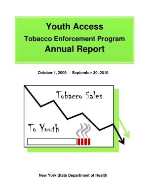 Youth Access Tobacco Enforcement Program Annual Report, October