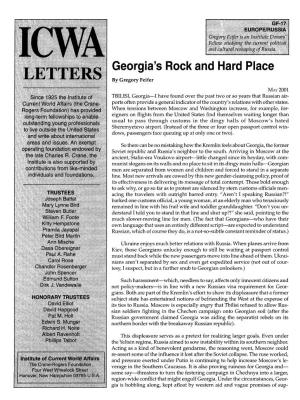 Georgia's Rock and Hard Place
