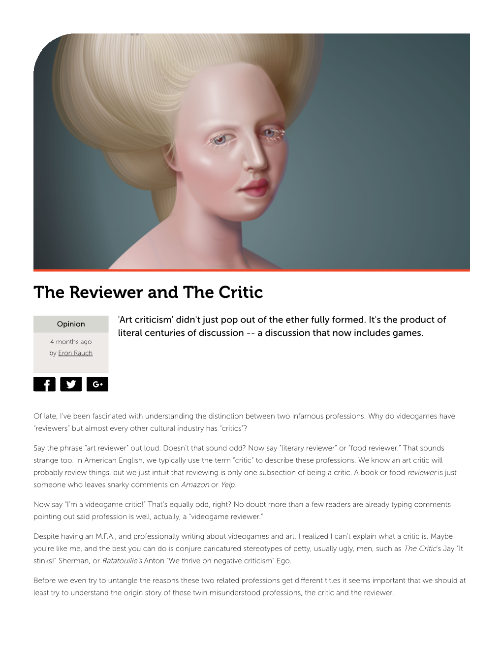 The Reviewer and the Critic | Readyset