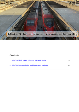 Mission 3: Infrastructures for a Sustainable Mobility