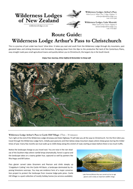 Wilderness Lodges of New Zealand
