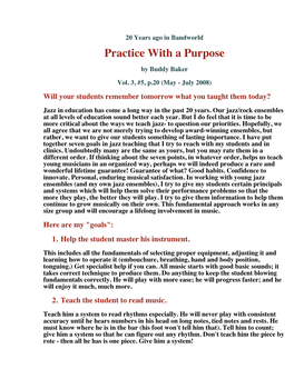 Practice with a Purpose